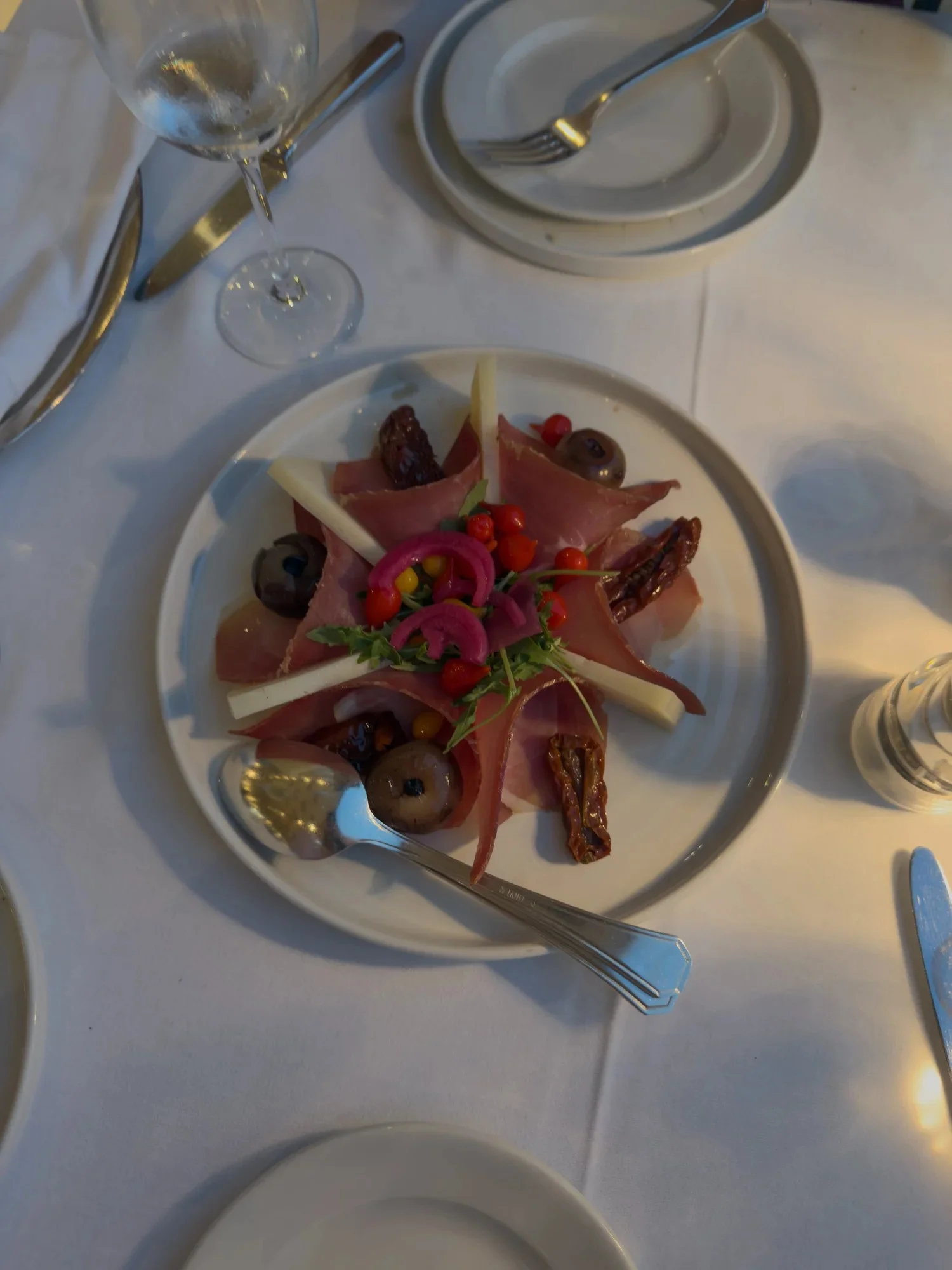 Dalmatian burrata served at Restaurant More in Dubrovnik